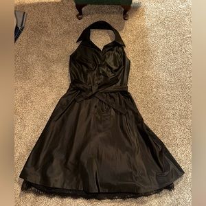 Carmen Marc Valvo Halter Dress